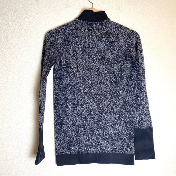 Lululemon Restless Quarter Zip Pullover Long Sleeve Seamless Sweater Grey - Picture 5 of 6